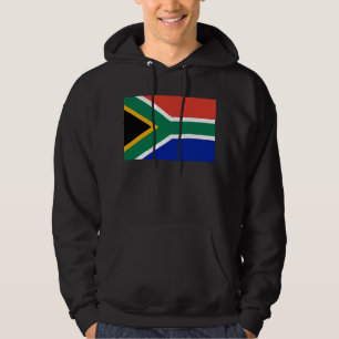 flagga syd-afrika sweatshirt med luva