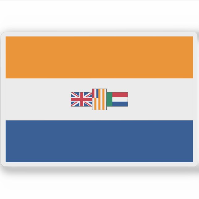Flagga SydAfrikan (1928-1982), Afrika Klistermärken (Framsida)