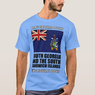 Flagga Sydgeorgien och Sydsandwichöarna T Shirt