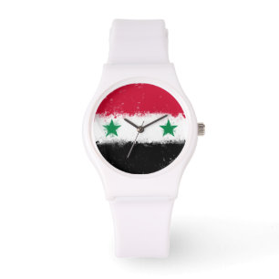 Flagga Syrien Armbandsur
