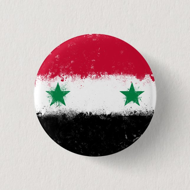 Flagga Syrien Knapp (Framsida)
