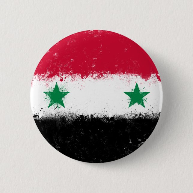 Flagga Syrien Knapp (Framsida)