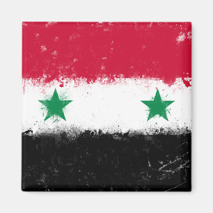 Flagga Syrien Magnet