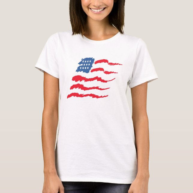Flagga T-shirt (Framsida)
