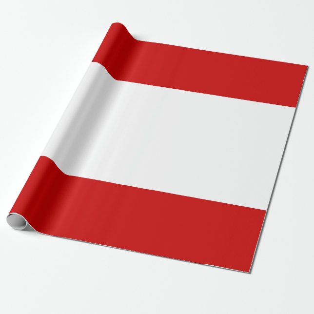 Flagga Tahiti Presentpapper (Utrullad)