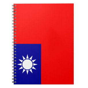 Flagga Taiwan Anteckningsbok