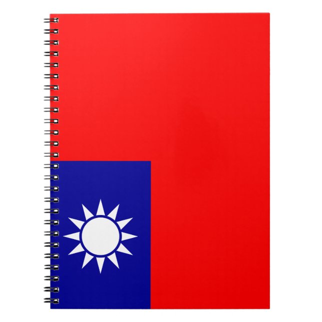 Flagga Taiwan Anteckningsbok (Framsidan)