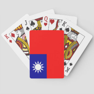 Flagga Taiwan Casinokort