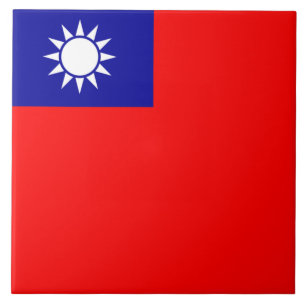 Flagga Taiwan Kakelplatta