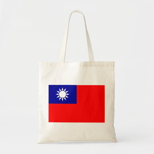 Flagga Taiwan Tygkasse (Framsidan)