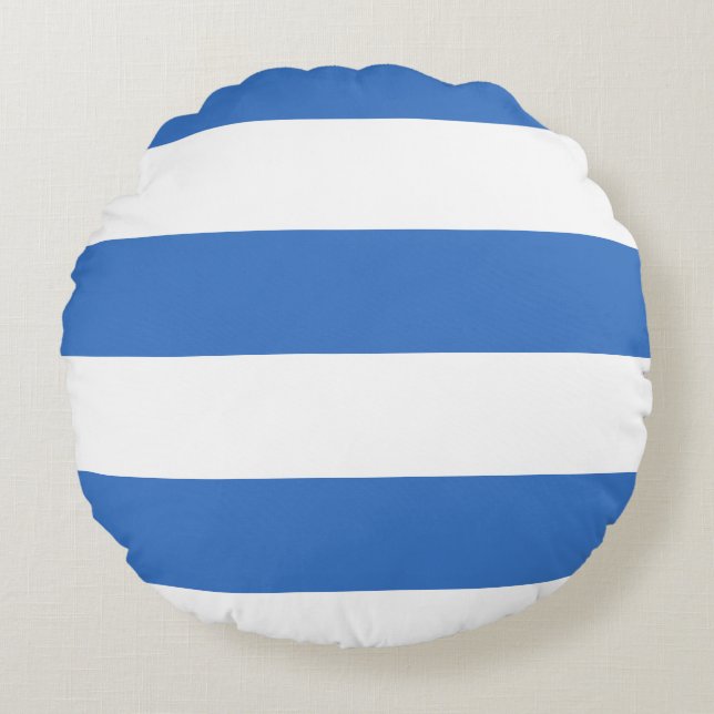 Flagga Tallinn, Estland Round Pillow Rund Kudde (Framsidan)