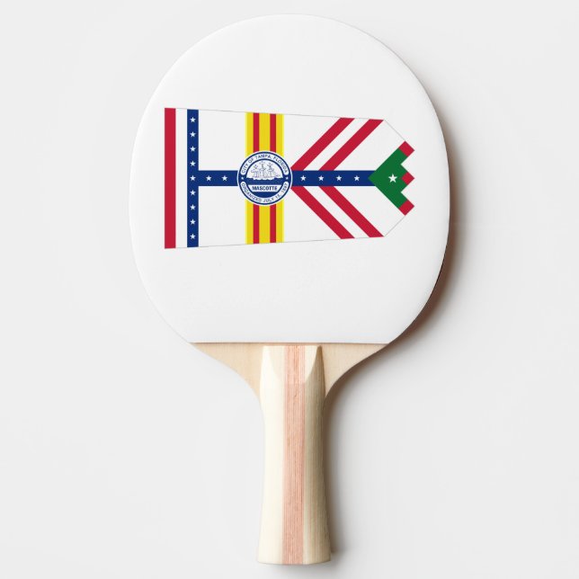 Flagga Tampa, Florida Ping-Pong Paddle Pingisracket (Framsidan)