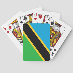 Flagga Tanzania Casinokort