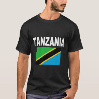 Flagga Tanzania Hoodie Coola Tanzanian Flaggor Jac T Shirt