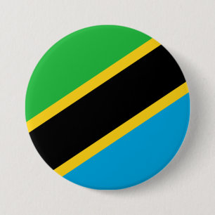 Flagga Tanzania Knapp