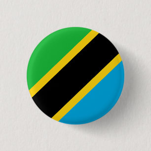 Flagga Tanzania Knapp