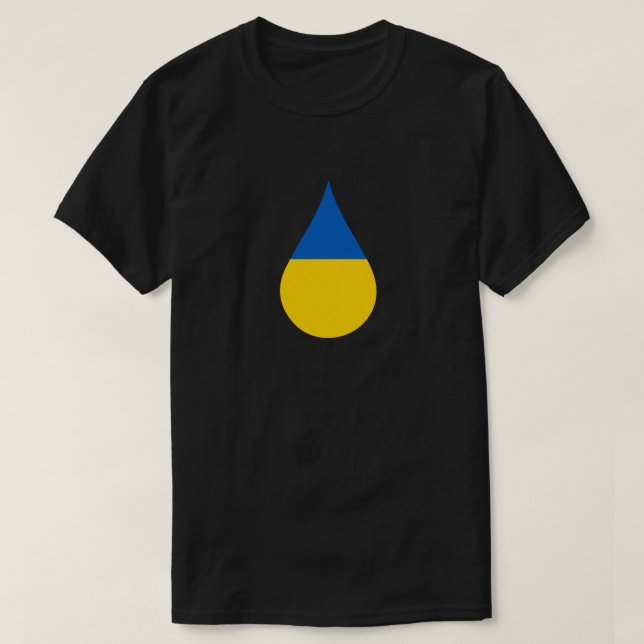 Flagga TearDrop Solidarity T-Shirt (Design framsida)