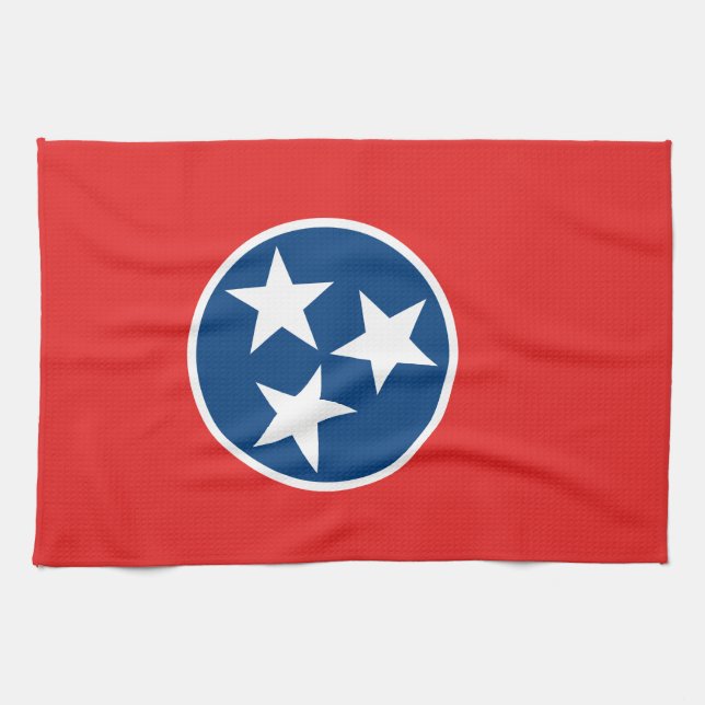 Flagga Tennessee Kökshandduk (Horisontell)