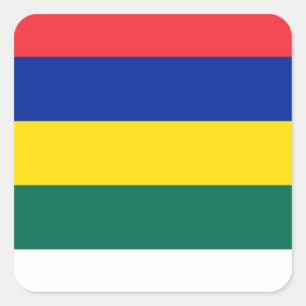 Flagga Terschelling Fyrkantigt Klistermärke