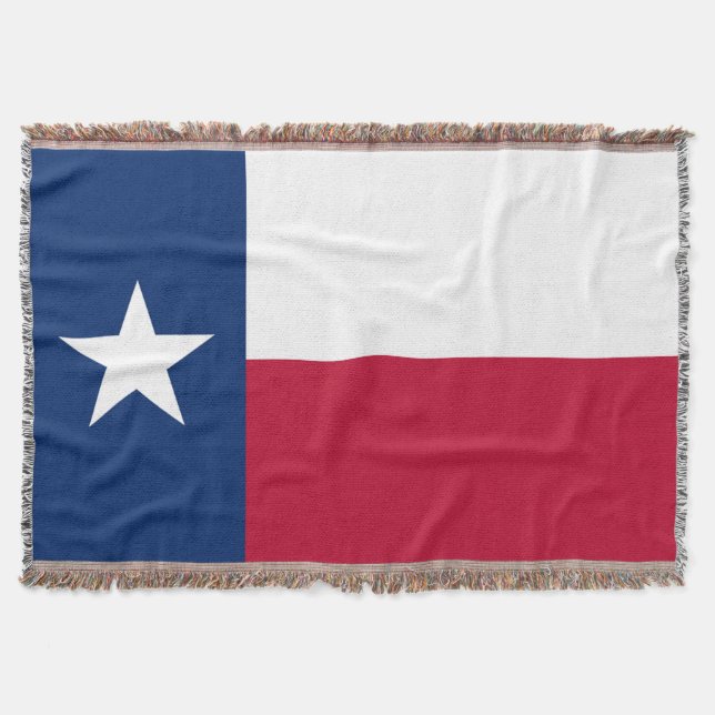 Flagga Texas Patriotiska Lone Star State Filt (Framsidan)