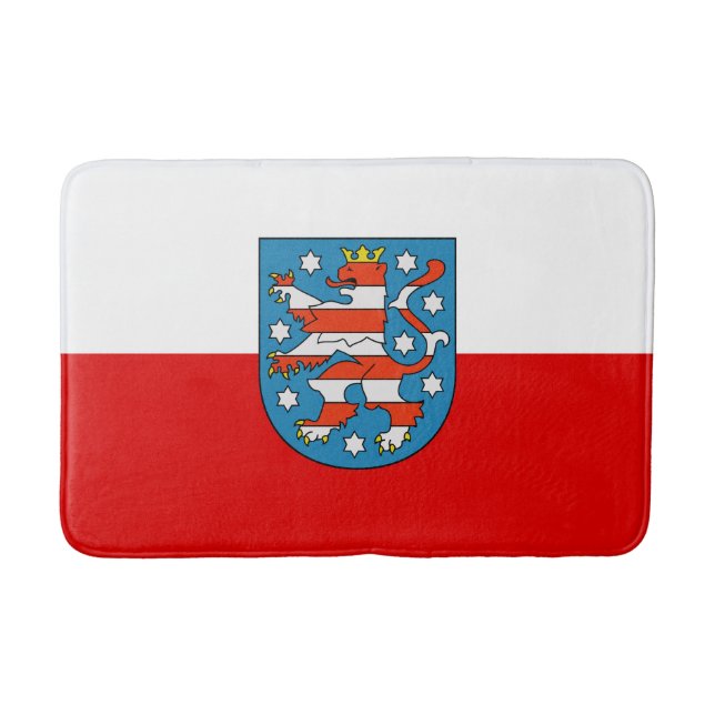 Flagga Thuringia Bathroom Mat Badrumsmatta (Framsidan)