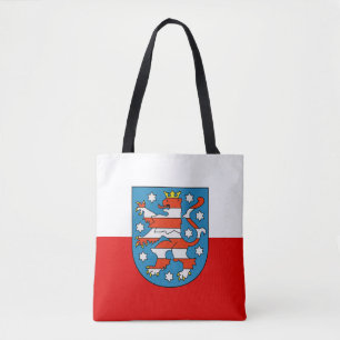 Flagga Thuringia Tote Bag Tygkasse