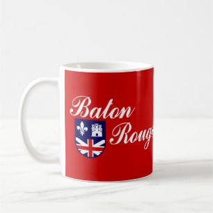 Flagga till Baton Rouge, Louisiana Coffee Mugg