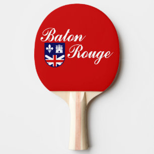 Flagga till Baton Rouge, Louisiana Ping Pong Paddl Pingisracket