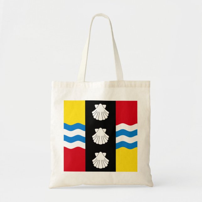 Flagga till Bedfordshire Tote Bag Tygkasse (Framsidan)
