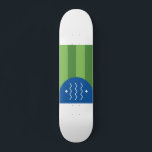 Flagga till Bellingham, Washington Mini Skateboard Bräda 18,5 Cm<br><div class="desc">Skateboard med en design med flagga Bellingham,  Washington. En grönt och blå flagga</div>