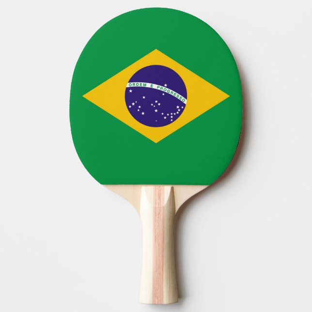 Flagga till Brasilien Bandeira do Brasil Pingisracket (Framsidan)