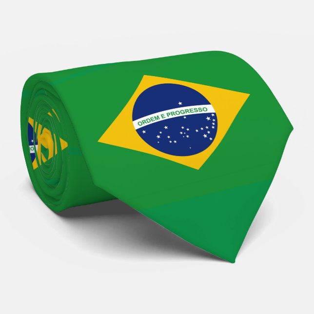 Flagga till Brasilien Bandeira do Brasil Slips (Rullad)