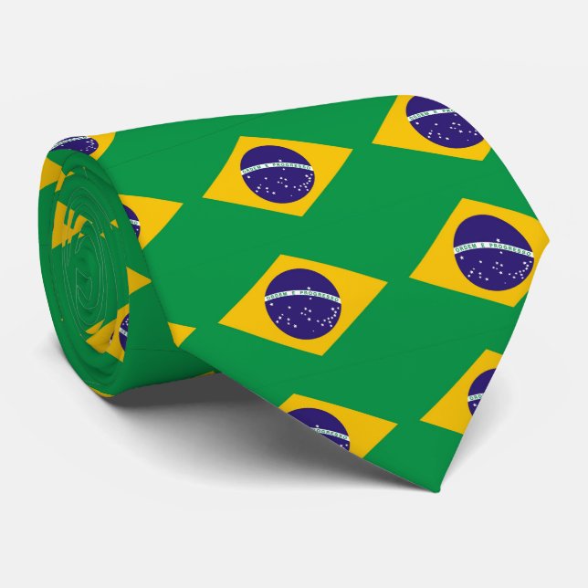 Flagga till Brasilien Bandeira do Brasil Slips (Rullad)