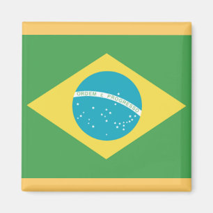 Flagga till Brasilien Magnet