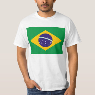 Flagga till Brasilien T Shirt