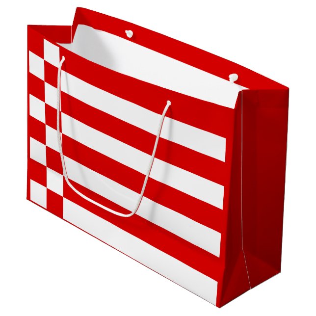Flagga till Bremen Large Gift Bag (Framsidan Vinklad)