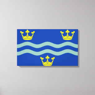 Flagga till Cambridgeshire (England, Förenade kung Canvastryck