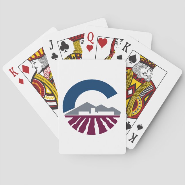 Flagga till Chandler, Arizona Casinokort (Baksidan)