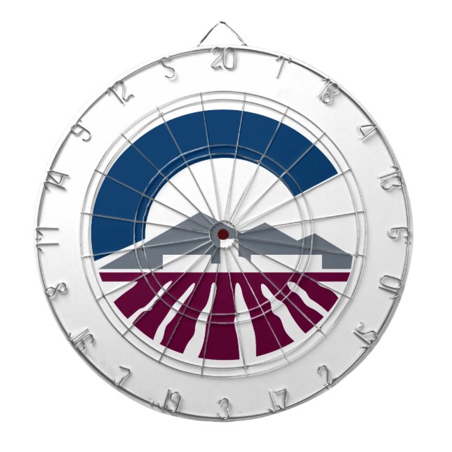 Flagga till Chandler, Arizona Darttavla (Framsidan)