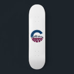Flagga till Chandler, Arizona Mini Skateboard Bräda 18,5 Cm<br><div class="desc">Skateboard med en design med flagga Chandler,  Arizona. En vit flagga med försegling i mitten</div>