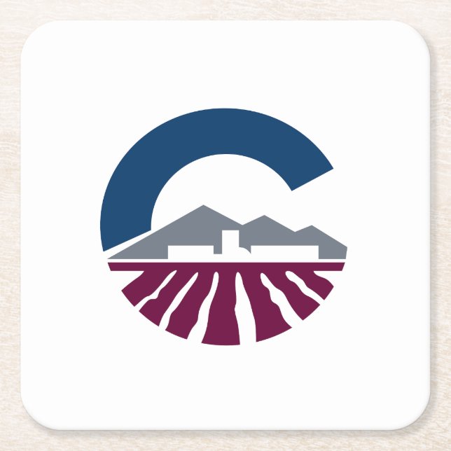 Flagga till Chandler, Arizona Underlägg Papper Kvadrat (Framsidan)