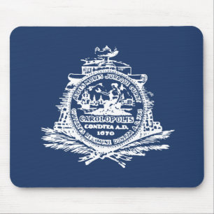 Flagga till Charleston, South Carolina Mouse Pad Musmatta