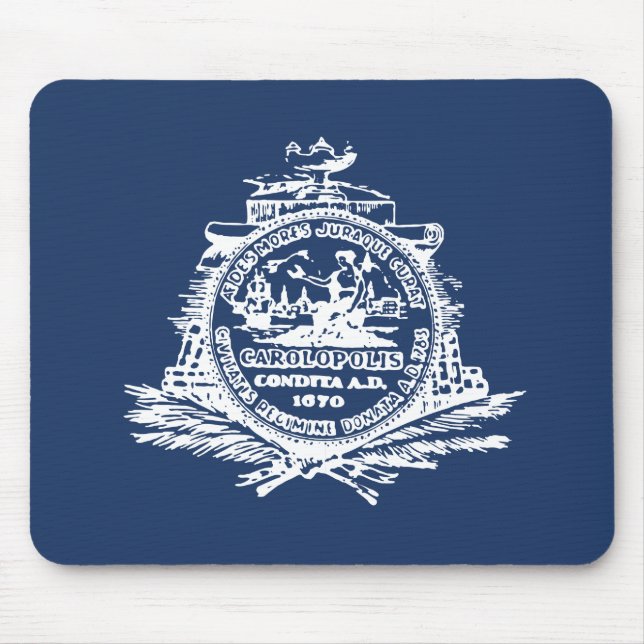 Flagga till Charleston, South Carolina Mouse Pad Musmatta (Framsidan)