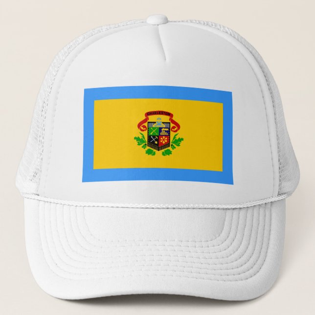 Flagga till Charleston, Väster Virginia Keps (Framsida)