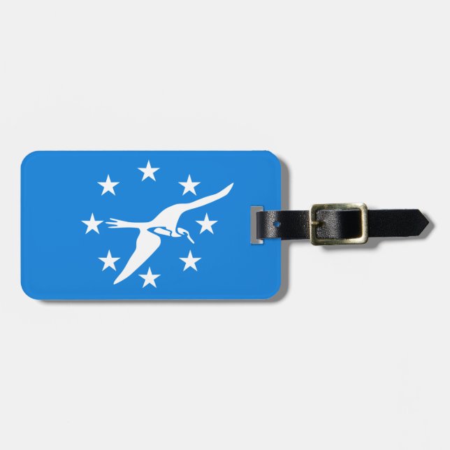 Flagga till Corpus Christi, Texas Bagagebricka (Horisontell Framsida)