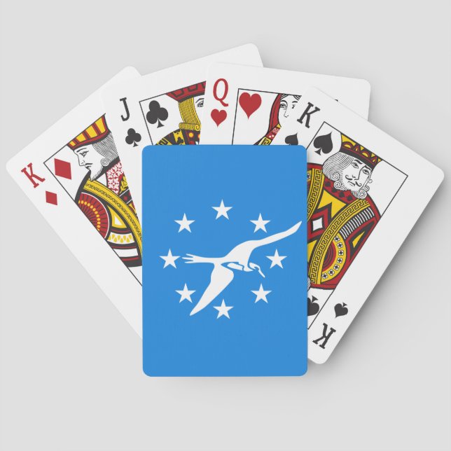 Flagga till Corpus Christi, Texas Casinokort (Baksidan)