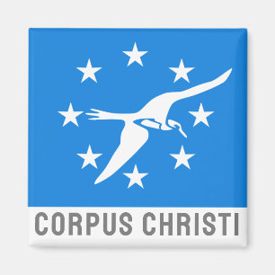 Flagga till Corpus Christi, Texas Magnet