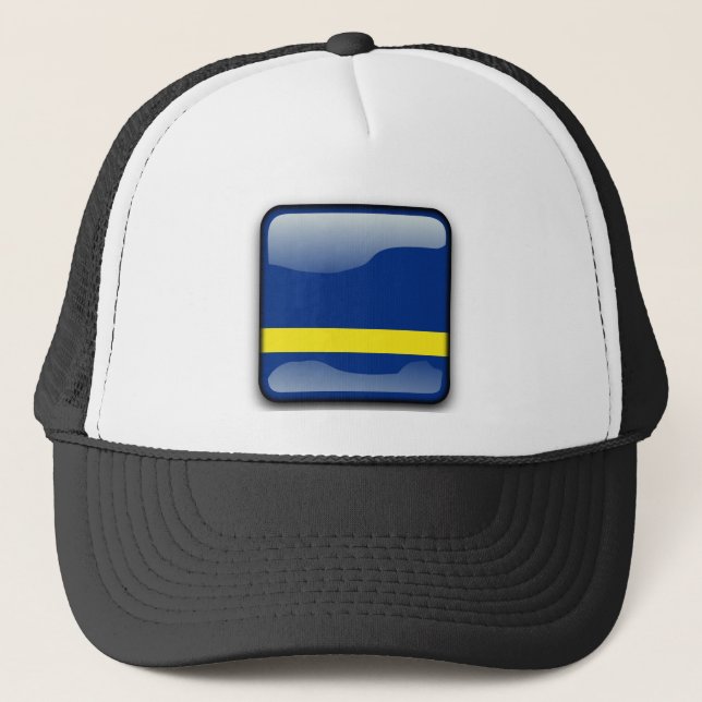 Flagga till Curacao Truckerkeps (Framsida)