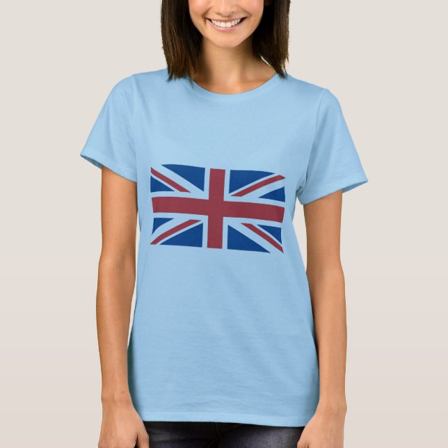 Flagga till Förenade kungariket Underbar Storbrita Tee Shirt (Framsida)