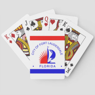 Flagga till Fort Lauderdale, Florida Casinokort
